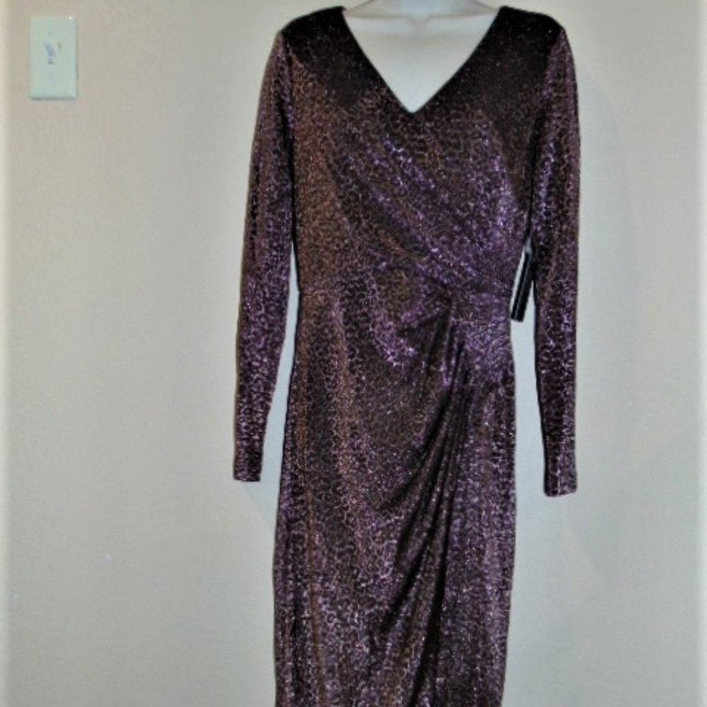 NWT Vince Camuto Leopard Print Dress